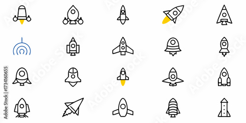 Collection of Rocket Icons