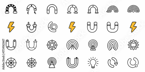Collection of Science and Technology Icons