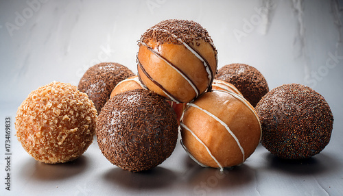 Collision Balls Made From Donuts