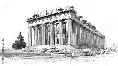 Acropolis of Athens Iconic Landmark Architecture Photography