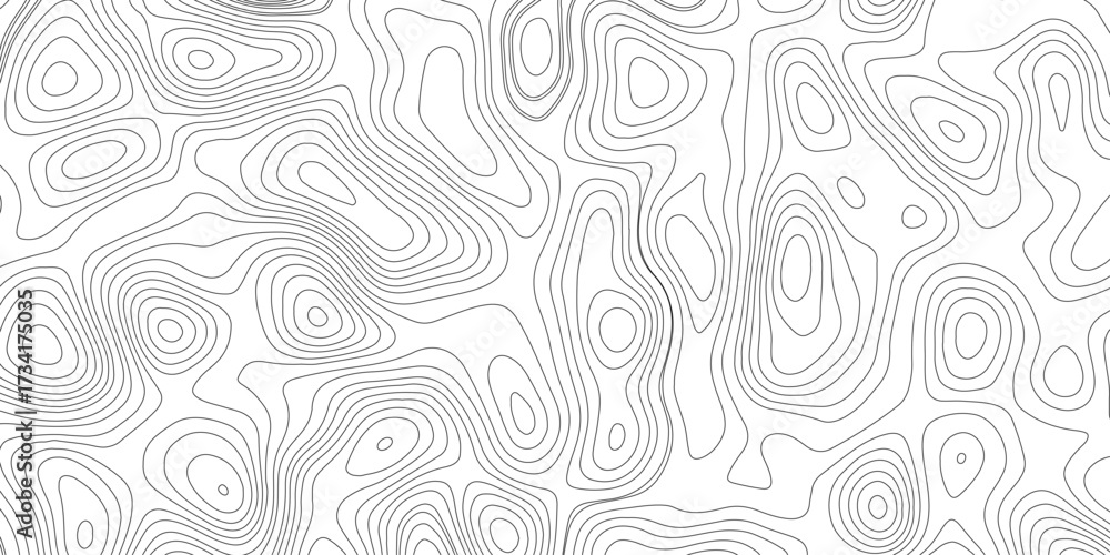 Fototapeta premium Topographic map background geographic line map with elevation assignments. Modern design with White background with topographic wavy pattern design.paper texture Imitation of a geographical map shades