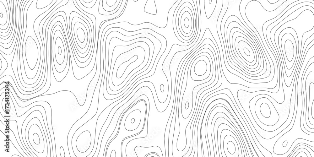 Fototapeta premium Topographic map background geographic line map with elevation assignments. Modern design with White background with topographic wavy pattern design.paper texture Imitation of a geographical map shades