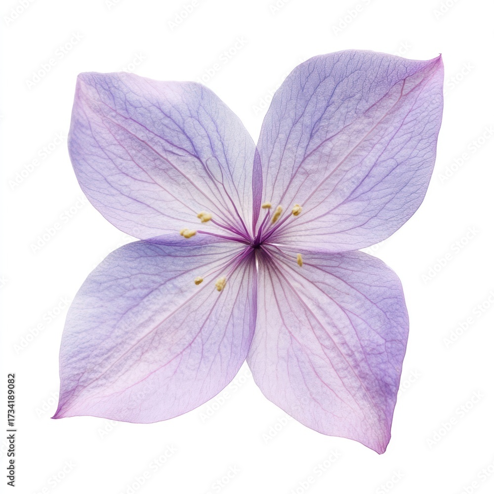 Fototapeta premium A single Starflower petal petals photography botanical.