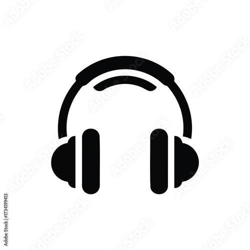 Over-ear headphones with cushioned ear cups and adjustable headband for immersive listening experience