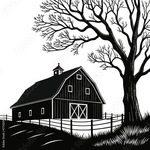 old farm house