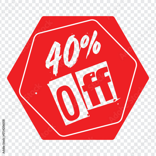 Big Savings Forty Percent Off Sale Event