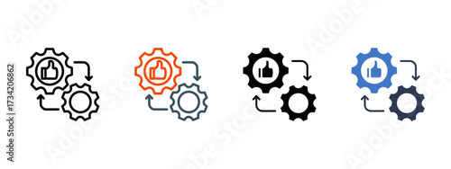 Best Methods multiple icon style vector illustration