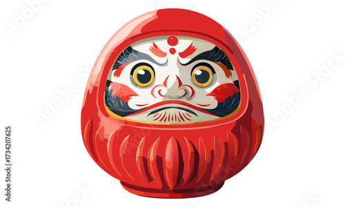 お祝いの赤いダルマ