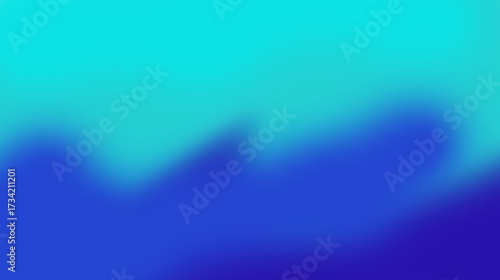 Vibrant blue and cyan abstract gradient flowing smoothly to create a modern, dynamic, and clean design element.