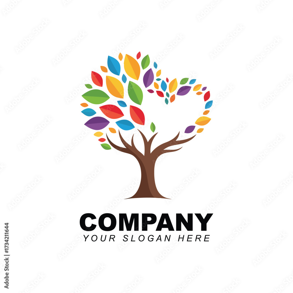 Obraz premium abstract tree vector