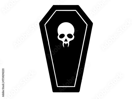 vector illustration of a skull icon