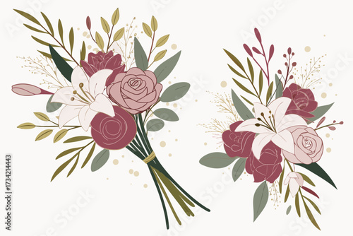 floral background with flowers