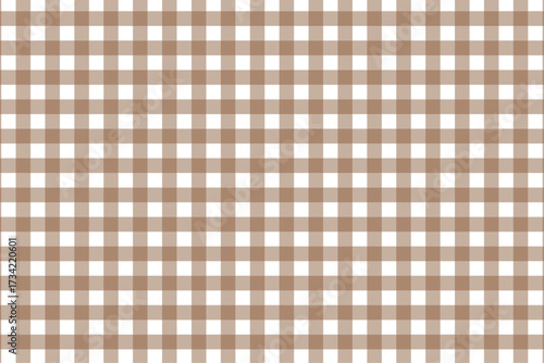 light brown gingham fabric texture, square brown pattern design, fabric texture cream color illustration vector, pattern, plaid, fabric, seamless, cloth, wallpaper, checkered, design, gingham, brown,