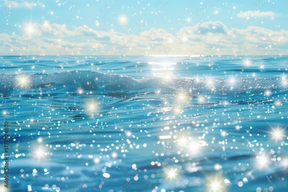 Fototapeta premium Ocean wallpaper sunlight outdoors nature.
