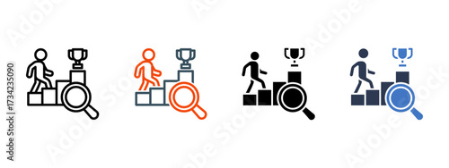 Business Opportunities multiple icon style vector illustration