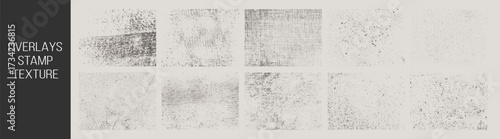 Overlays stamp texture with effect grunge, concrete, spray effect and drop ink splashes. Grunge pattern on transparent background