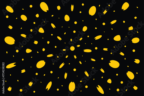 Abstract Black and White Speckled Texture Background