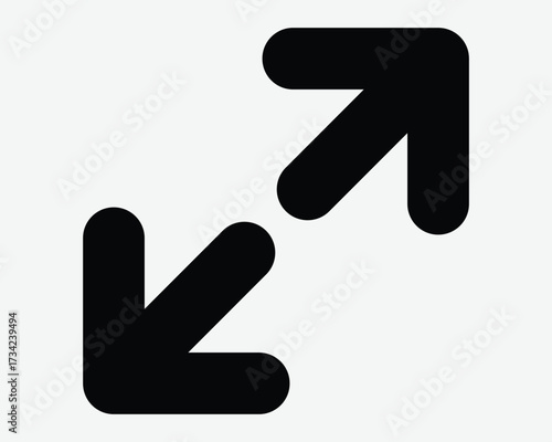 Zoom In Pinch Arrowhead Icon Scale Size Big Small Out Finger Gesture Movement Enlarge Minimize Two Corner Arrow Window Expansion Point Pointer Shape