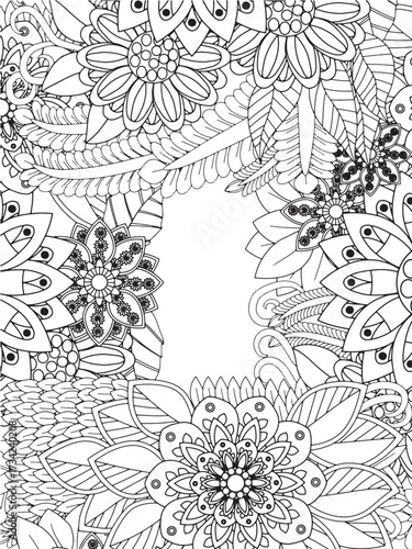 Summer Flowers Coloring Pages