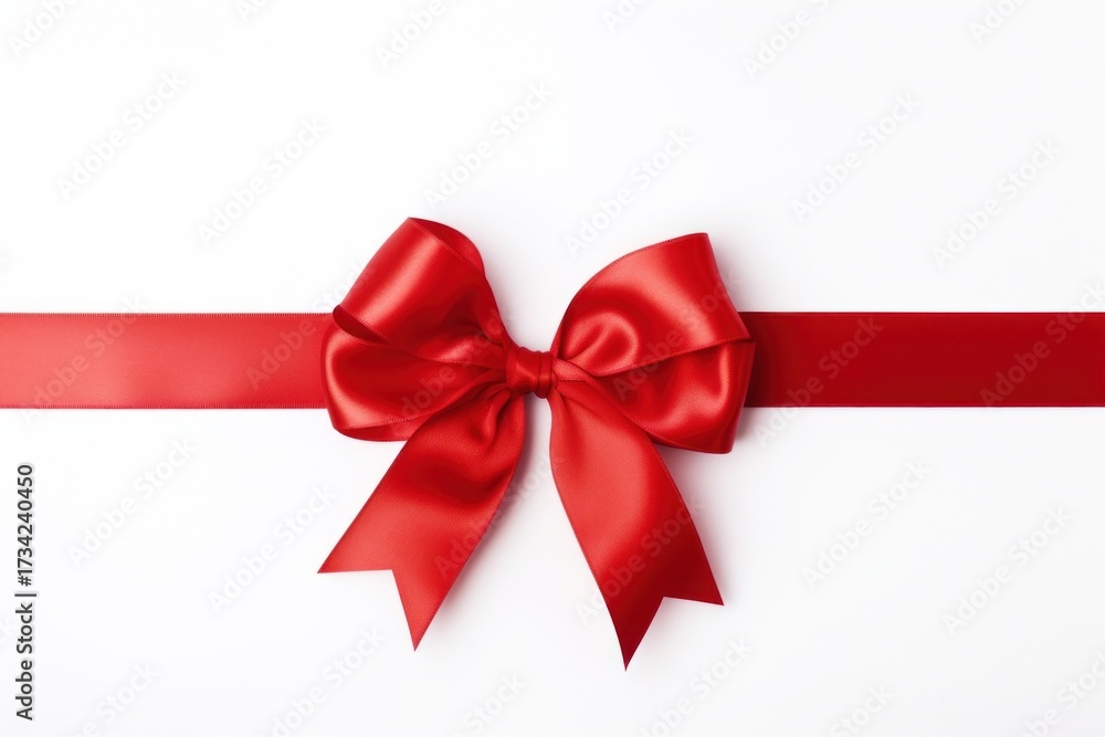 Fototapeta premium Ribbon backgrounds present red.