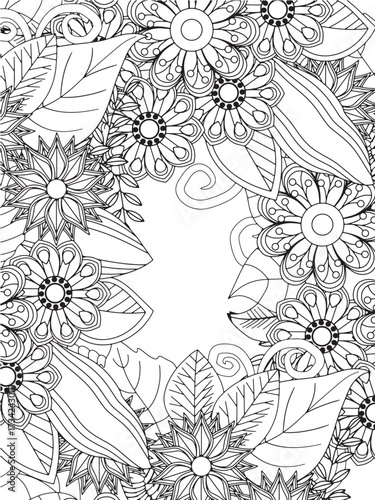 Summer Flowers Coloring Pages