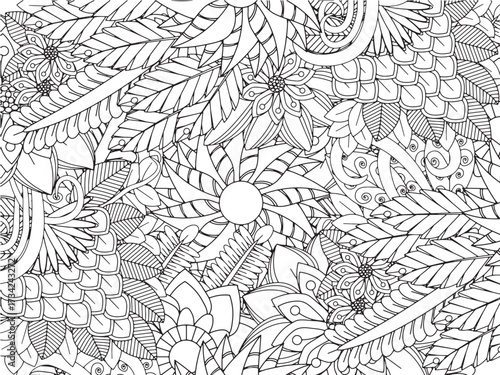 Summer Flowers Coloring Pages