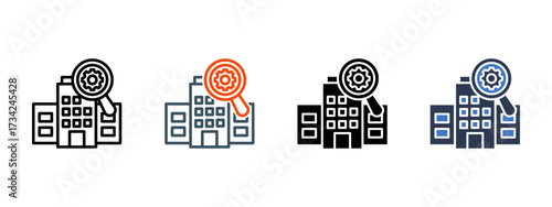 Research And Development multiple icon style vector illustration