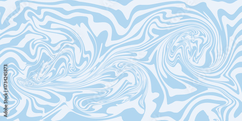 Abstract background seamless pattern with colorful waves. Trendy vector illustration in retro psychedelic style