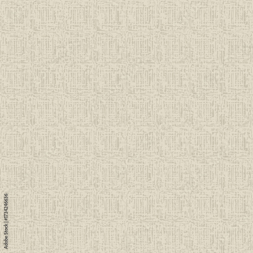 Light beige natural linen fabric texture background with a visible crosshatch weave pattern. EPS Editable