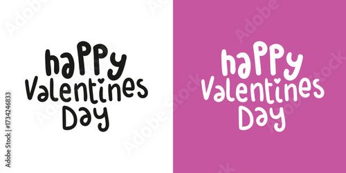 Happy Valentine's Day doodles Vector art