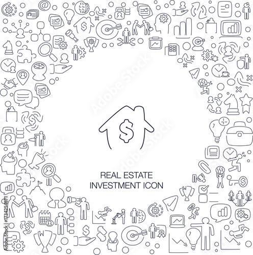 Real Estate Investment Icon