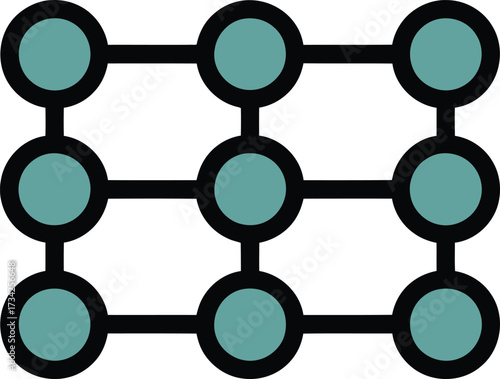 Modern Network Connection Nodes Connecting Nodes Nodes Connection Interconnection