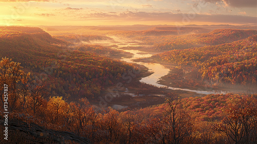 黄金の季節が描く静寂の谷