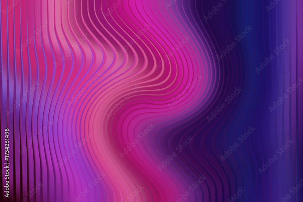 Obraz premium Abstract background with wavy lines in shades of pink, purple, and blue