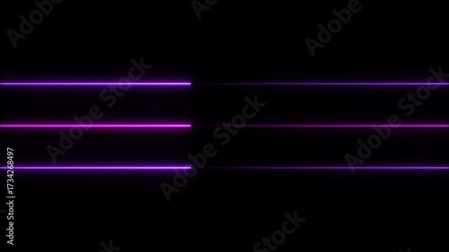 Abstract glowing red color neon line background animation. line glowing animation black background and creating a stunning 4k video.
