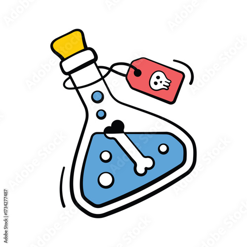 Have a look at this amazing doodle icon of creepy potion