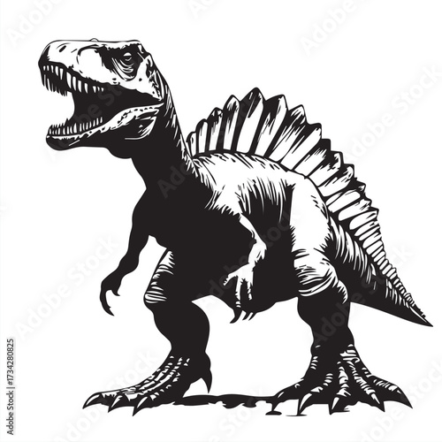 tyrannosaurus rex dinosaur vector