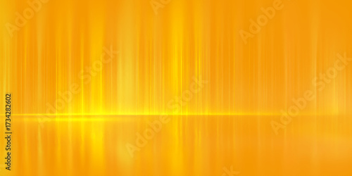 Abstract light glowing blurred colorful soft or lite yellow or orange background, Bright lemon yellow to soft orange cheerful gradient polished abstract background with various geometric lines.