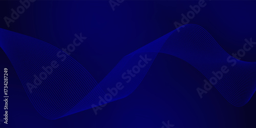 Deep blue ocean gradient wallpaper. Abstract dark navy underwater background.abstract