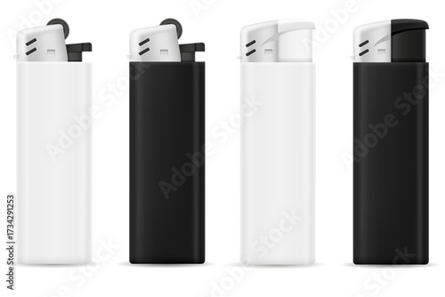 cigarette lighter cartoon stock vector illustration isolated on white background
