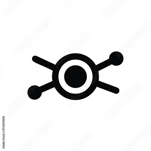 Close-up of a molecular structure model with interconnected atoms and bonds representing scientific concepts