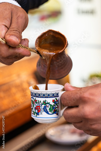 Turkish Coffee (Türk Kahvesi), Eminönü Fatih, Istanbul Türkiye (Turkey)