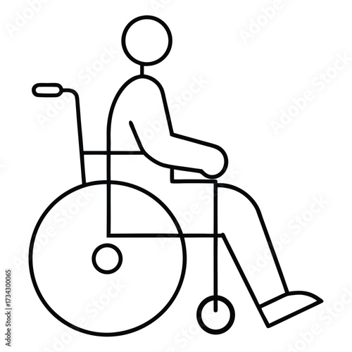 disabled person in wheelchair