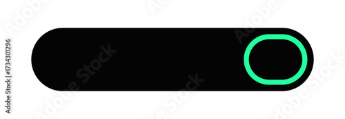 Futuristic lower third interface illustration. Overlay design element. Neon user interface.