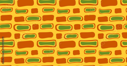 Abstract seamless pattern in afro style. Hand drawn abstract seamless pattern, simple style - great for textiles, banners, wallpapers, wrapping.
Vector EPS10