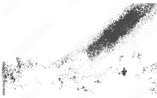 Dirty brown grime texture overlay on transparent background.Rough black and white texture vector.grunge brush stroke with splatters of paint stroke
