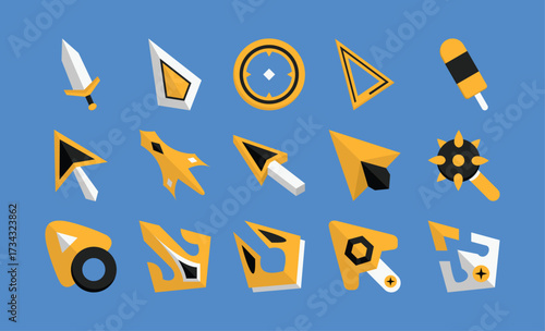 Stylized Custom Cursor Graphic Pack