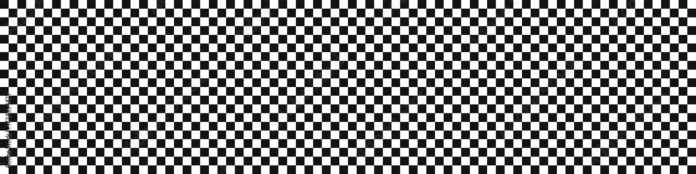Fototapeta premium Checkered background. Chess pattern. Racing concept. Black and white checker pattern