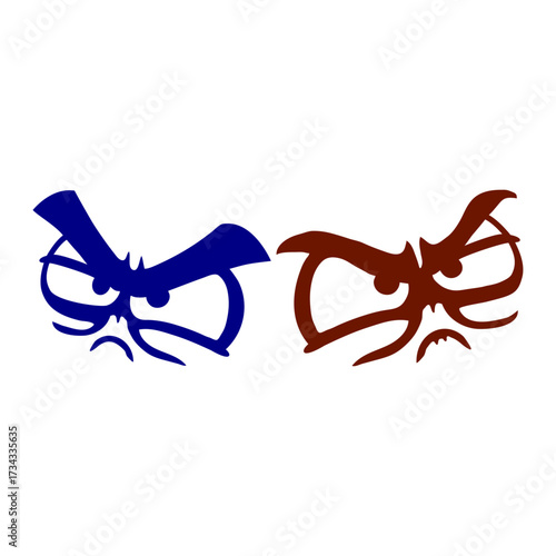 2 Arguing Offended Friends Angry Grumpy Mad Hurt Team