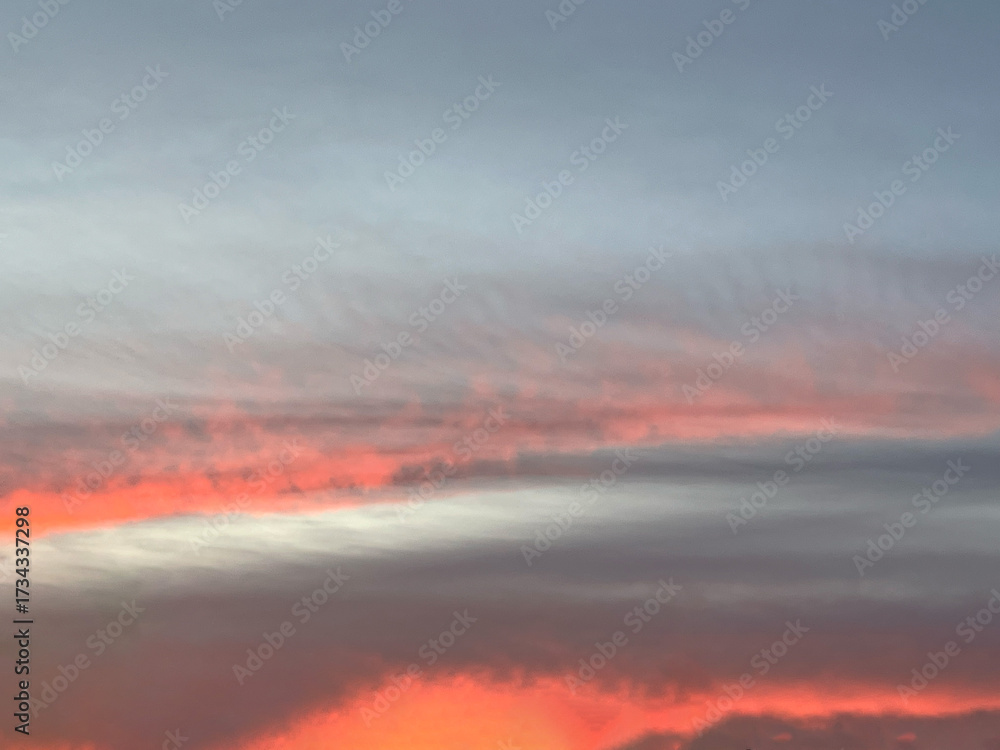 Naklejka premium sunset in the sky